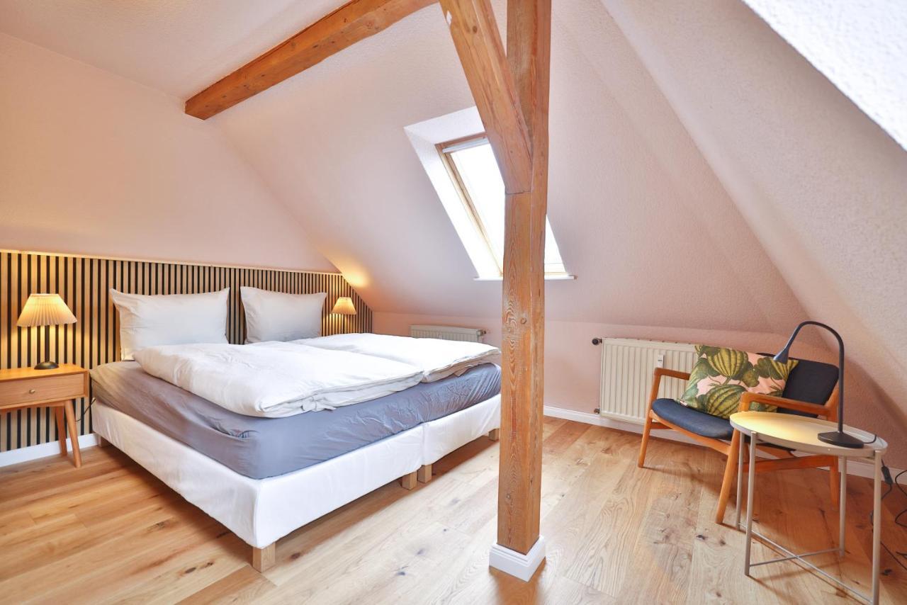 Ferienwohnung an der Brunnenaue Stralsund Exterior foto